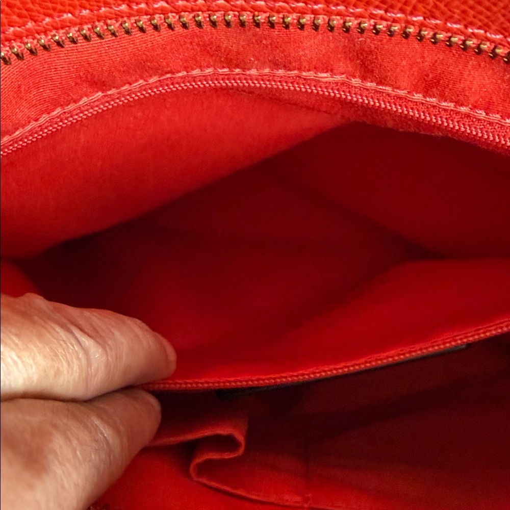 Coach Scarlet Leather Tote - Picture 10 of 14